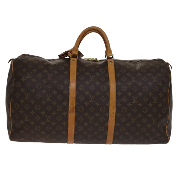 Louis Vuitton Keepall 60 Black Canvas travel - Picture 1 of 10